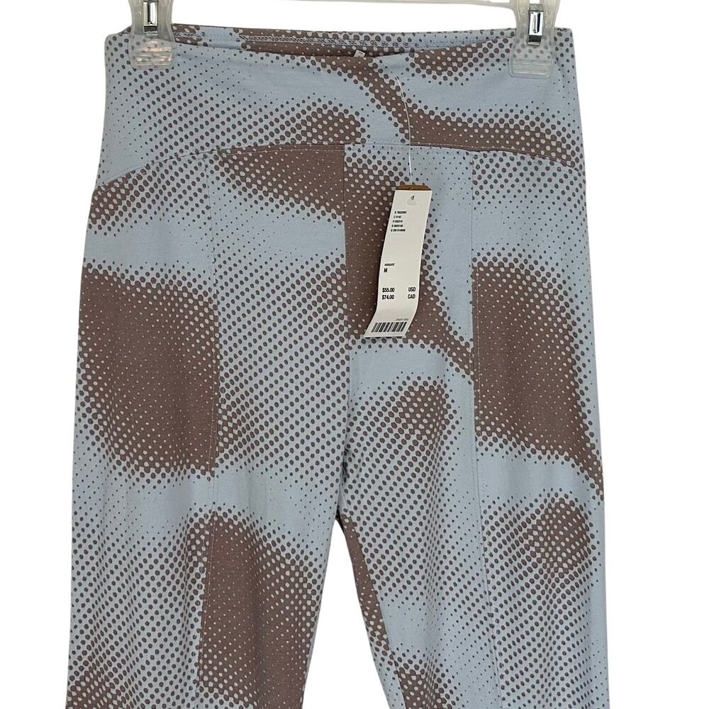 NWT Out From Under UO Aria Seamed Flare Pants Blue Tan Print Size M - Picture 5 of 10